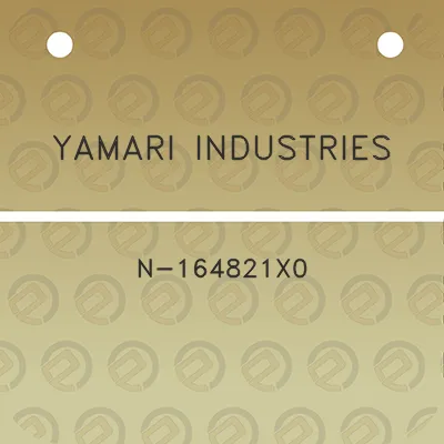 yamari-industries-n-164821x0