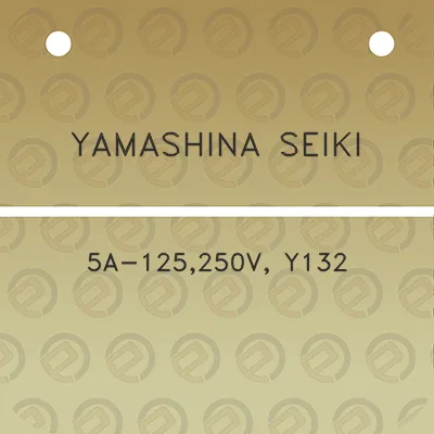 yamashina-seiki-5a-125250v-y132