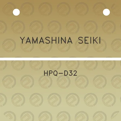 yamashina-seiki-hpq-d32