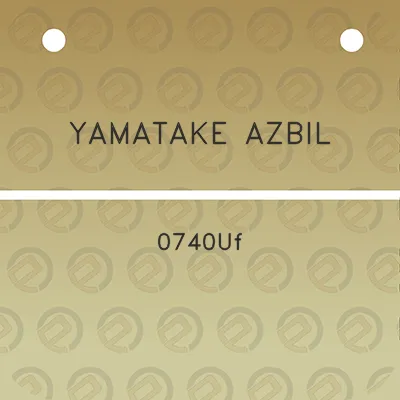 yamatake-azbil-0740uf