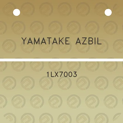 yamatake-azbil-1lx7003