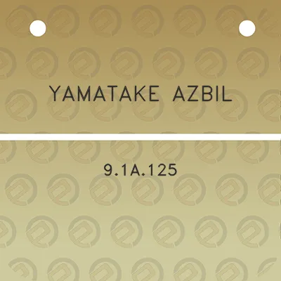 yamatake-azbil-91a125