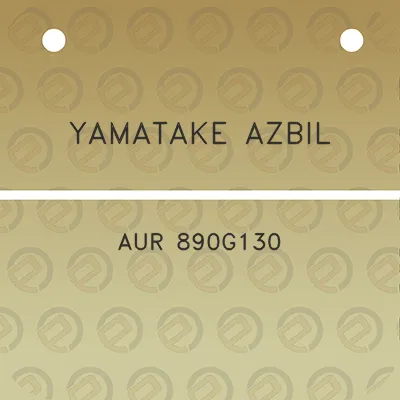 yamatake-azbil-aur-890g130