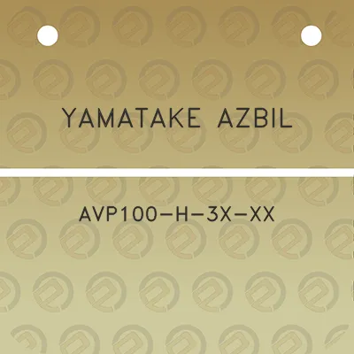 yamatake-azbil-avp100-h-3x-xx