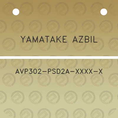 yamatake-azbil-avp302-psd2a-xxxx-x