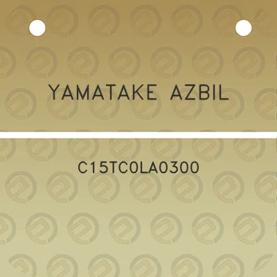 yamatake-azbil-c15tc0la0300