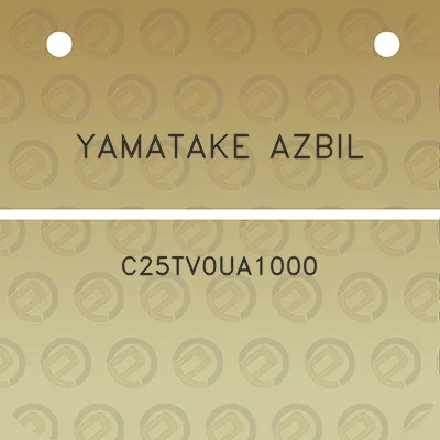 yamatake-azbil-c25tv0ua1000