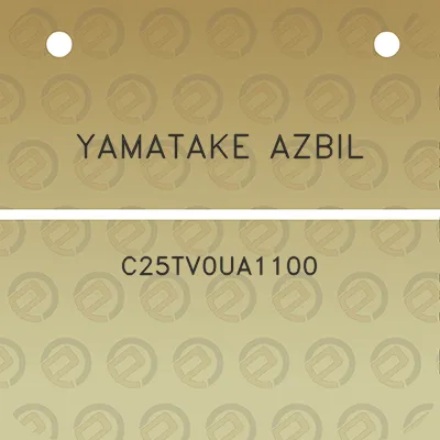 yamatake-azbil-c25tv0ua1100