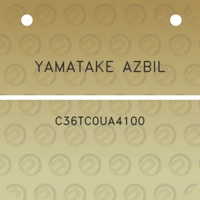 yamatake-azbil-c36tc0ua4100