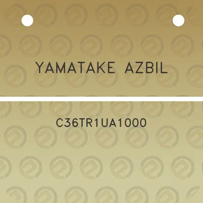 yamatake-azbil-c36tr1ua1000