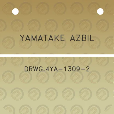 yamatake-azbil-drwg4ya-1309-2