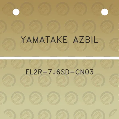 yamatake-azbil-fl2r-7j6sd-cn03