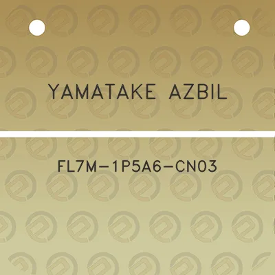 yamatake-azbil-fl7m-1p5a6-cn03