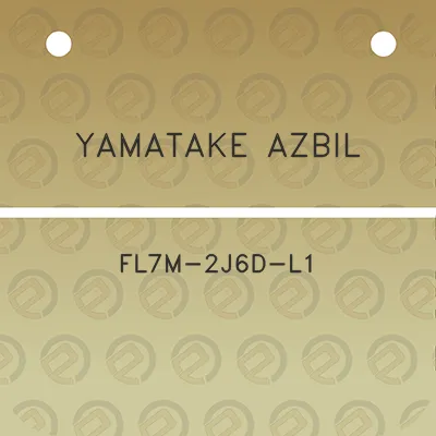 yamatake-azbil-fl7m-2j6d-l1