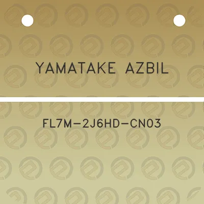 yamatake-azbil-fl7m-2j6hd-cn03