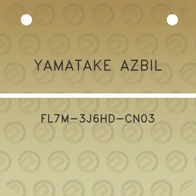 yamatake-azbil-fl7m-3j6hd-cn03