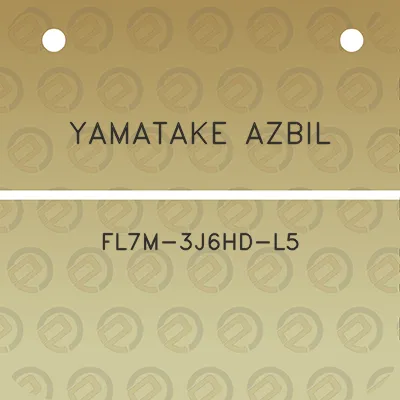 yamatake-azbil-fl7m-3j6hd-l5