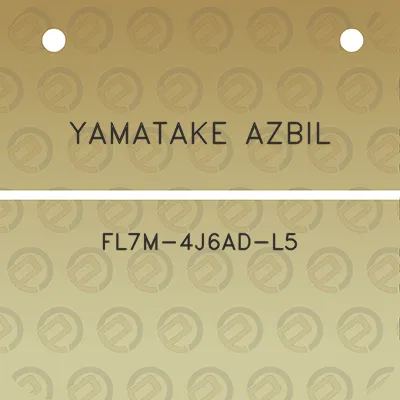 yamatake-azbil-fl7m-4j6ad-l5