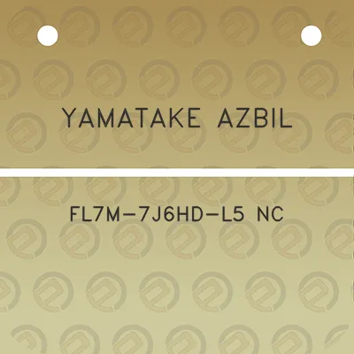 yamatake-azbil-fl7m-7j6hd-l5-nc