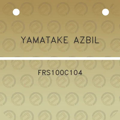 yamatake-azbil-frs100c104