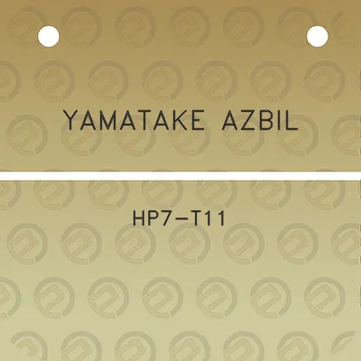 yamatake-azbil-hp7-t11