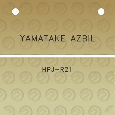 yamatake-azbil-hpj-r21