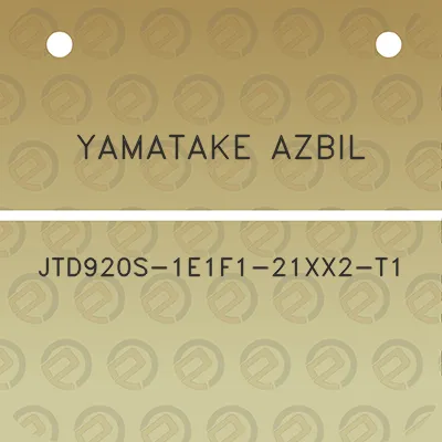 yamatake-azbil-jtd920s-1e1f1-21xx2-t1