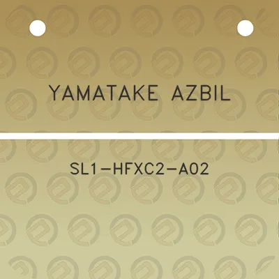 yamatake-azbil-sl1-hfxc2-a02