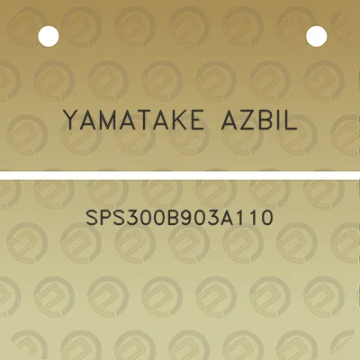 yamatake-azbil-sps300b903a110