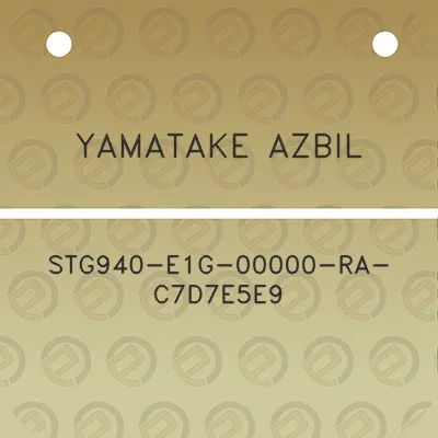 yamatake-azbil-stg940-e1g-00000-ra-c7d7e5e9