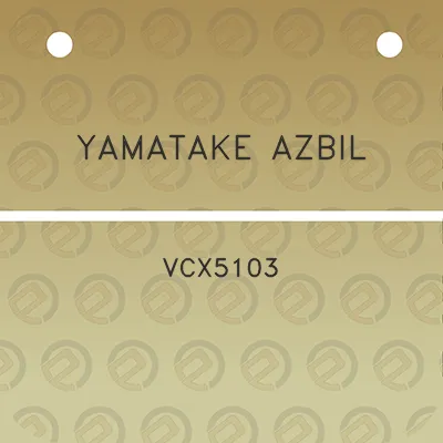 yamatake-azbil-vcx5103