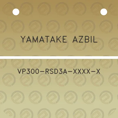 yamatake-azbil-vp300-rsd3a-xxxx-x