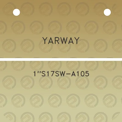 yarway-1s17sw-a105