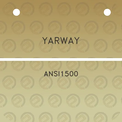 yarway-ansi1500