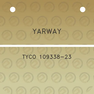 yarway-tyco-109338-23