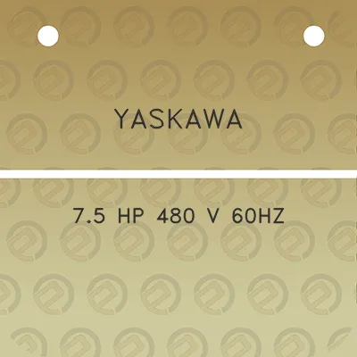 yaskawa-75-hp-480-v-60hz