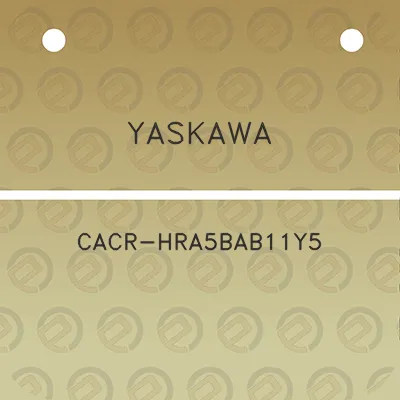 yaskawa-cacr-hra5bab11y5