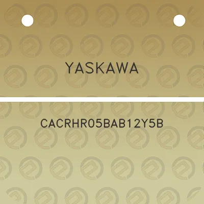 yaskawa-cacrhr05bab12y5b