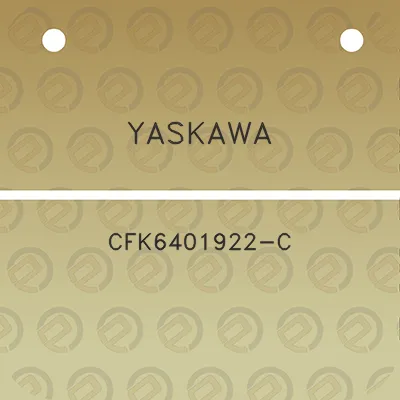 yaskawa-cfk6401922-c