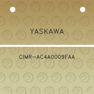 yaskawa-cimr-ac4a0009faa