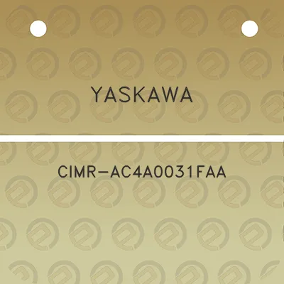 yaskawa-cimr-ac4a0031faa