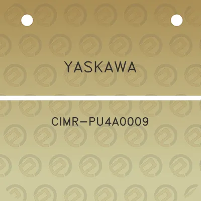 yaskawa-cimr-pu4a0009