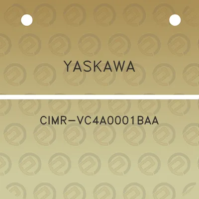 yaskawa-cimr-vc4a0001baa