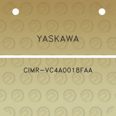 yaskawa-cimr-vc4a0018faa