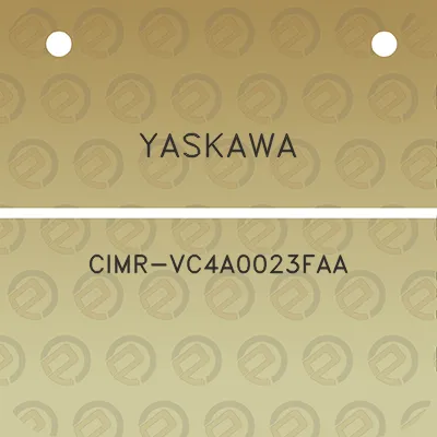 yaskawa-cimr-vc4a0023faa