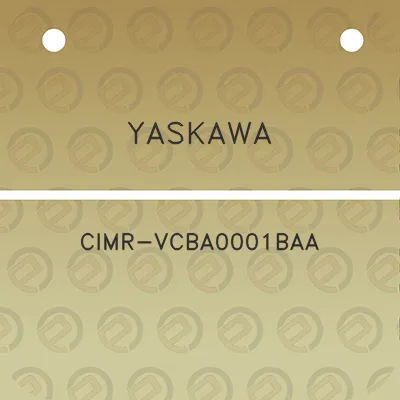 yaskawa-cimr-vcba0001baa