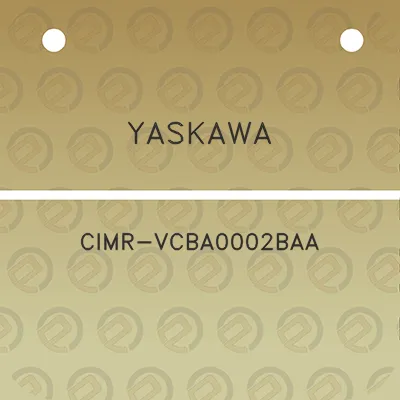 yaskawa-cimr-vcba0002baa