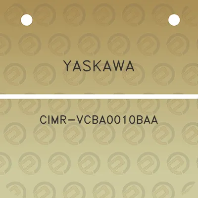 yaskawa-cimr-vcba0010baa