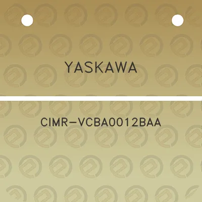 yaskawa-cimr-vcba0012baa