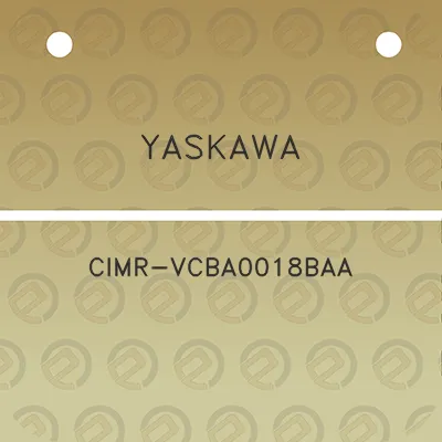 yaskawa-cimr-vcba0018baa